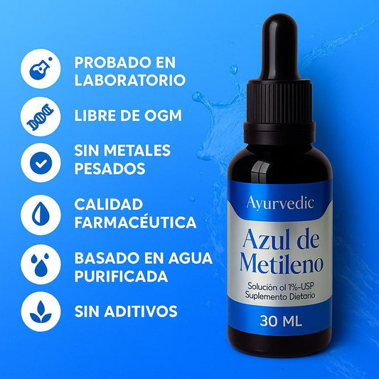 Azul de Metileno Ayurvedic™: Suplemento premium