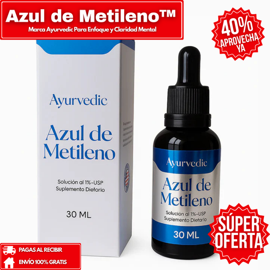 Azul de Metileno Ayurvedic™: Suplemento premium
