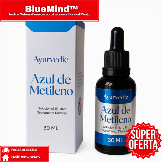BlueMind™: Azul de Metileno Premium para Enfoque y Claridad Mental