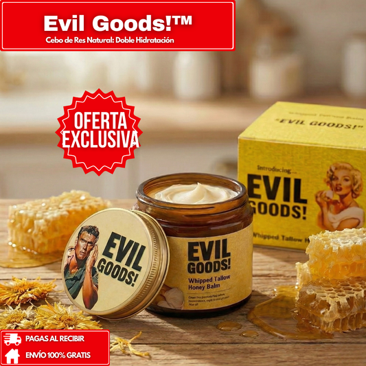 ¡2x1 Exclusivo!    Evil Goods!™ - Cebo de Res Natural: Doble Hidratación