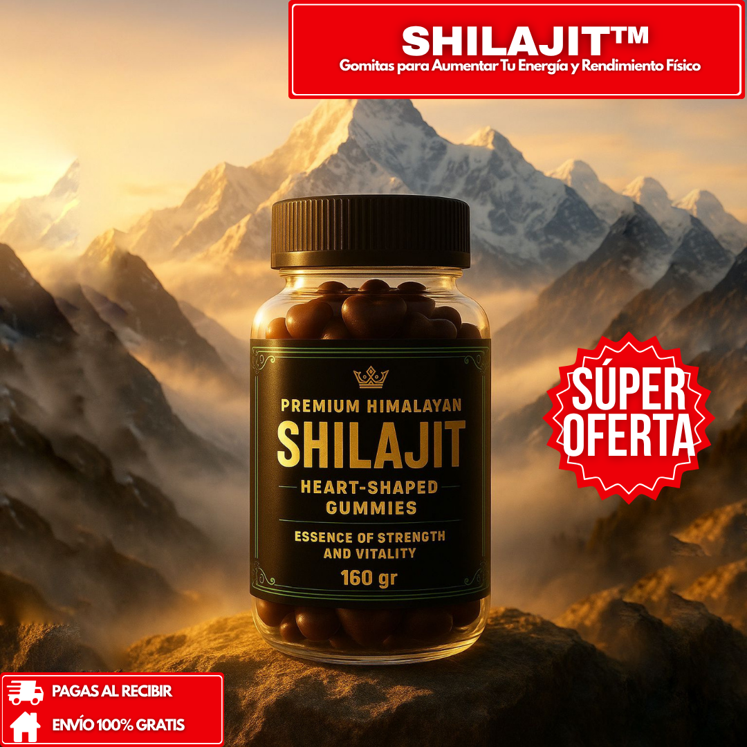 Shilajit™: Suplemento Diario en Gomitas para Vitalidad y Resistencia