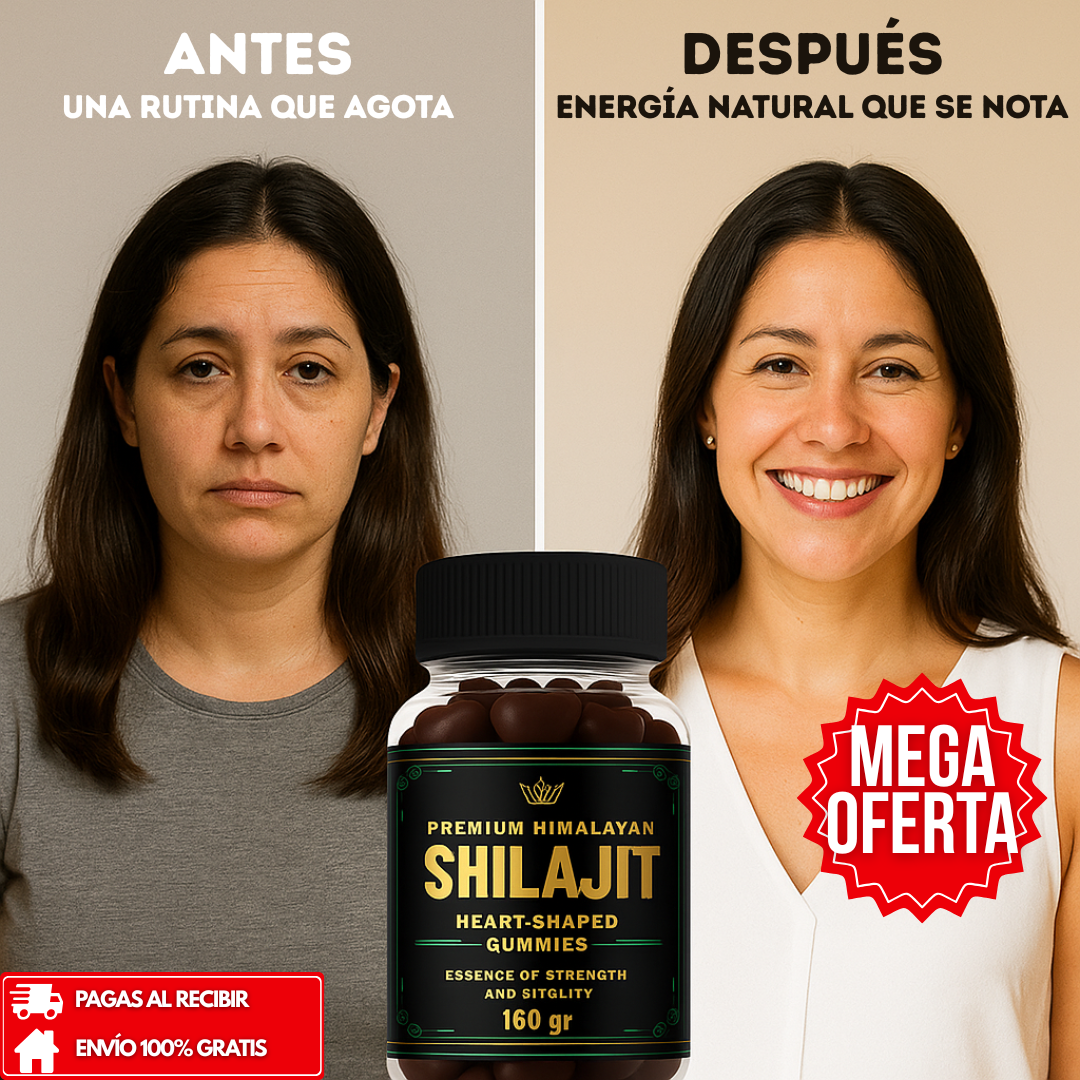 Shilajit™: Suplemento Diario en Gomitas para Vitalidad y Resistencia