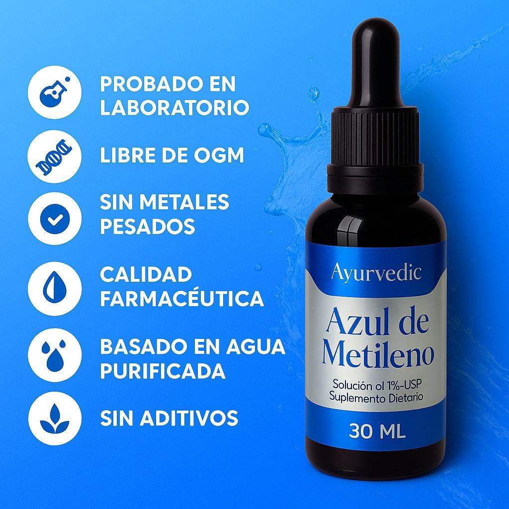 BlueMind™: Azul de Metileno Premium para Enfoque y Claridad Mental